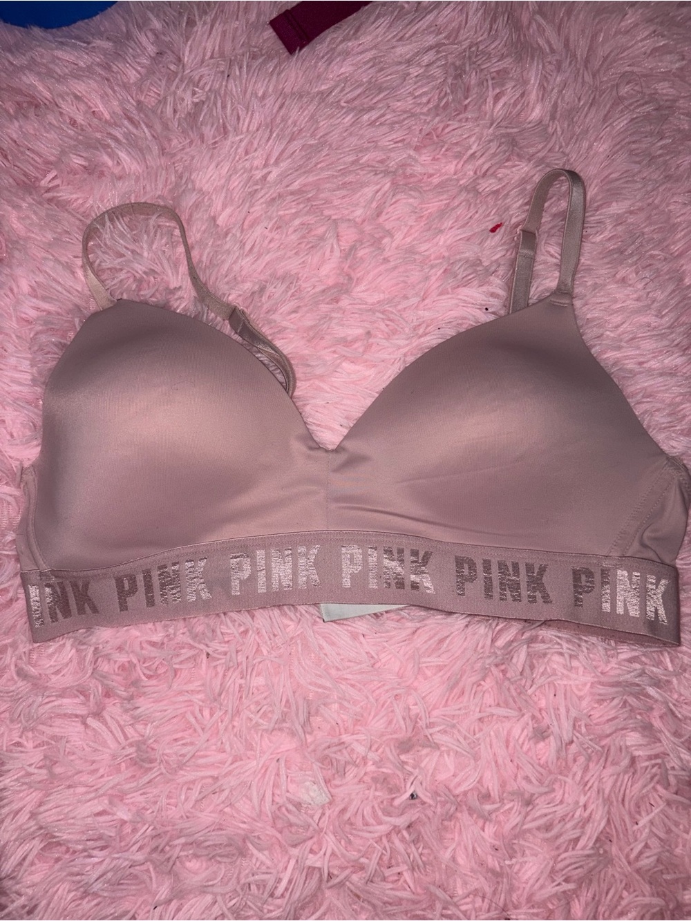 Pink bra